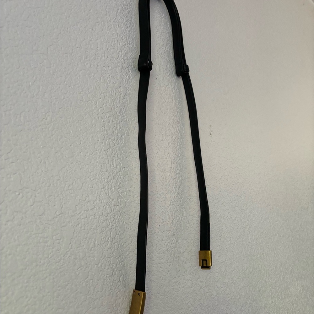 Black and Gold Adjustable Strap or Belt
